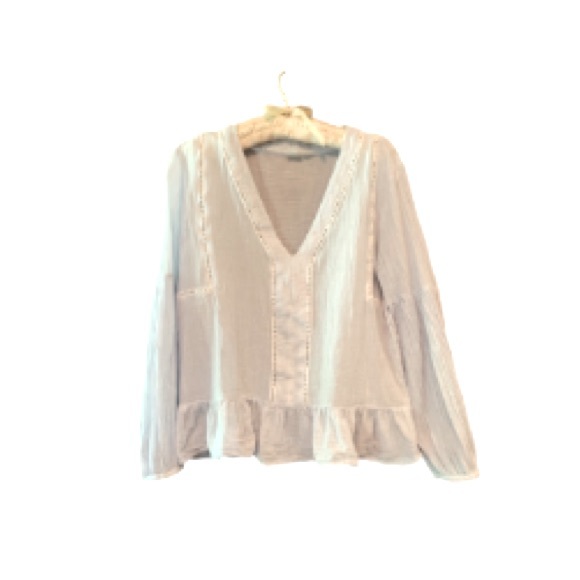 Women’s Super Cute Boho Top Medium Gap Long Sleeve Top - Picture 1 of 3